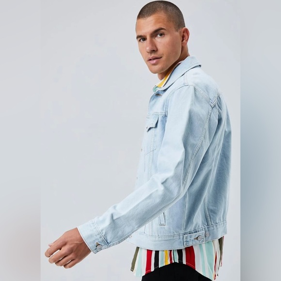 Slim Fit Denim Jacket - Picture 2 of 5